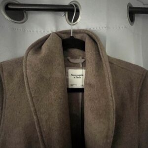 Worn once moved to California beautiful camel wool coat